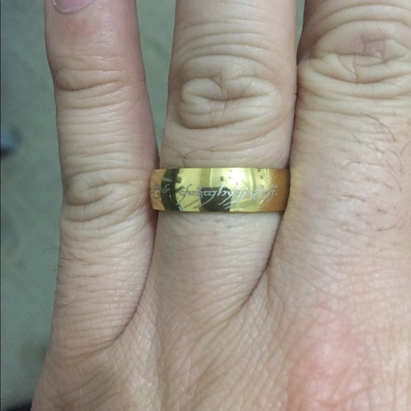 6mm Gold Lord Of The Rings Ring - Picture 5 of 5